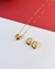 COLAR LISO DE CORAÇÃO BANHADO A OURO 18k (GANHE O BRINCO) - comprar online