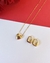 COLAR LISO DE CORAÇÃO BANHADO A OURO 18k (GANHE O BRINCO) na internet