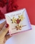 CONJUNTO DE FLOR BANHADO A OURO 18K - comprar online
