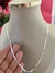 COLAR MASCULINO ELOS GROUMET BANHADO A PRATA 60CM - comprar online