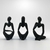 Estátua Trio Pensador - ntrdecor