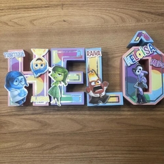Letra 3D Tema DIVERTIDAMENTE LUXO - - loja online