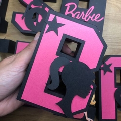Letra 3D BARBIE na internet