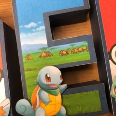 Letra 3D Tema POKEMON - TamyMoreiraPersonalizados