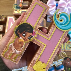 Letra 3D Tema Moana LUXO na internet