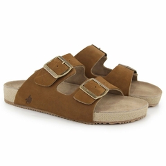 Sandália Birken Polo City Em Couro Terra - comprar online