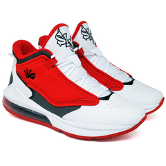 Tênis Basquete Masculino Six Street Ankaa Vermelho/Branco