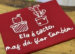 T-shirt algodão - Cacto