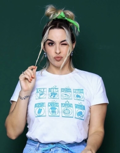 T-shirt algodão - Vegetais
