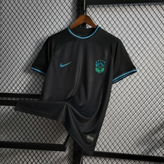 2022 Camisa Do Brasil Preta