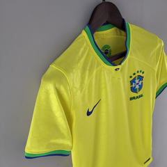 Camisa Brasil I Copa de 2022 Torcedor Nike Feminina - Amarela na internet