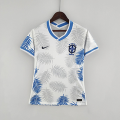 Camisa Brasil 2022 Feminina - Branca