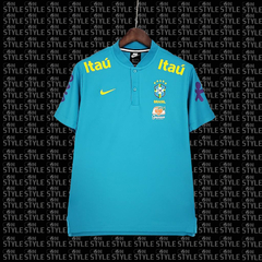 Camisa Brasil Treino 21/22 - Masculino Torcedor - Azul