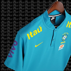 Camisa Brasil Treino 21/22 - Masculino Torcedor - Azul na internet