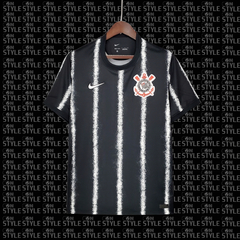 Camisa Corinthians II 21/22 s/n° Torcedor Nike Masculina - Preto+Branco