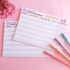 Planejador controle de medicamentos | Por uma vida + organizada ♡ - comprar online