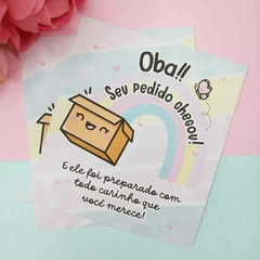 cartão de agradecimento na internet