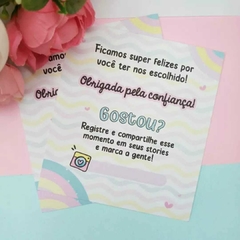 cartão de agradecimento na internet