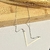 Choker Minimalista em " V " Banhada em Prata 925