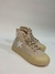 TÊNIS CANO CURTO VIA DUPLA - 12633 CREME