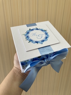 Caixa Aplique Azul Serenity - LF - comprar online