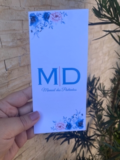 Manual de Padrinhos Casal - Modelo Cardápio na internet