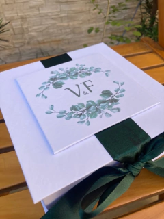 Caixa Aplique Verde Musgo- LB