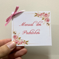 Manual de Padrinhos Casal - Modelo Livro - loja online