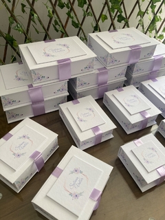 Caixa Aplique Lilas - Lateral Florida ou Colorida - loja online