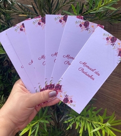 Manual de Padrinhos Casal - Modelo Cardápio na internet
