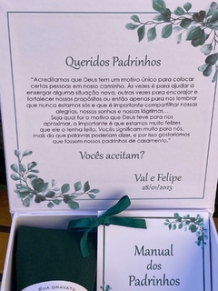 Caixa Aplique Verde Musgo- LB - Leka Artes