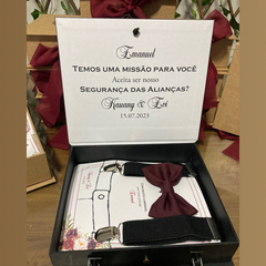 Maleta Segurança das Alianças - Com Suspensório e Gravata Borboleta na internet