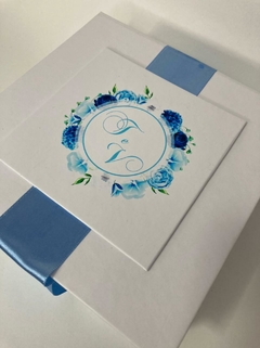 Caixa Aplique Azul Serenity - LF na internet