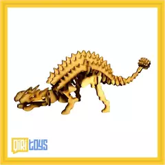 Puzzle madera 3D dino ankylosaurus