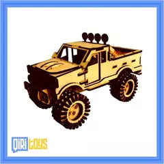 Puzzle madera 3D camioneta