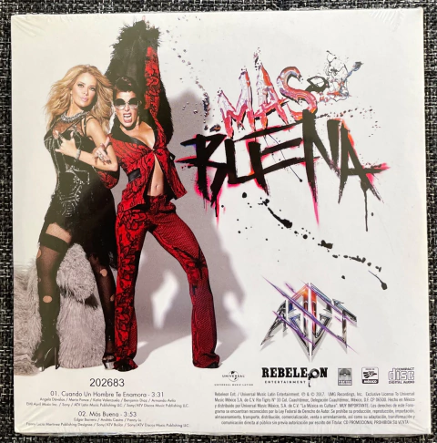 GLORIA TREVI & ALEJANDRA GUZMÁN ✨ Mas Buena ✨ CD SINGLE