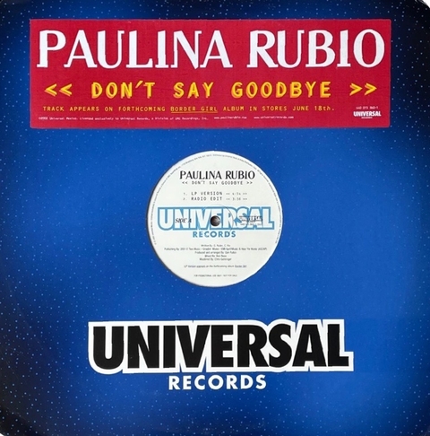 PAULINA RUBIO ✨ Don't Say Goodbye ✨ 12" VINYL