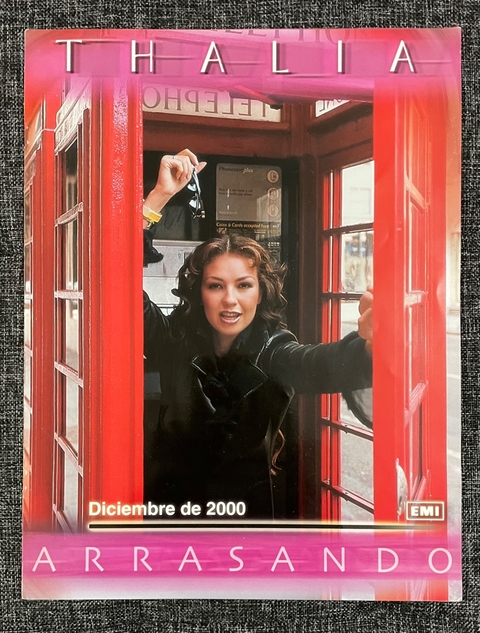 THALIA ✨ Arrasando ✨ CD SINGLE + PRESS KIT (RARÍSIMO DE COLECCIÓN)
