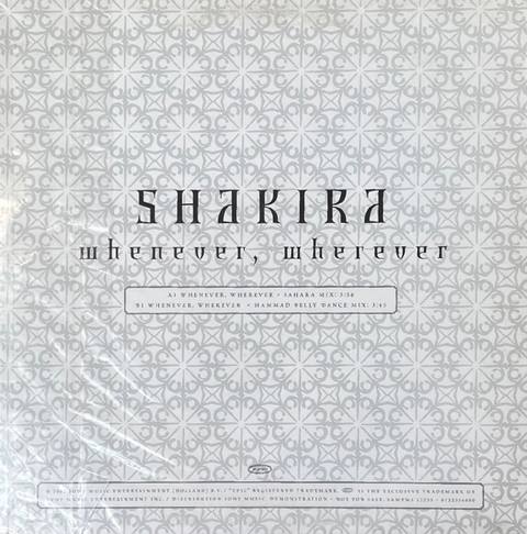 SHAKIRA ✨ Whenever, Wherever ✨ VINILO 12" EUROPEO