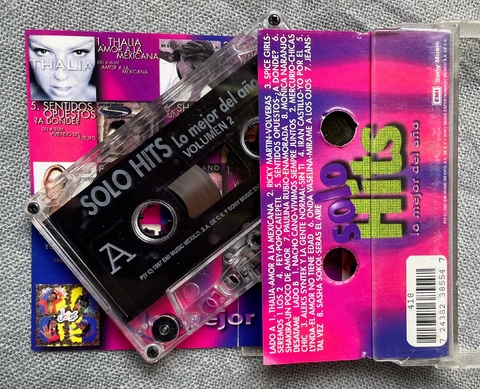 VARIOS ARTISTAS ✨ Solo Hits Lo Mejor Del Año Volumen 2 ✨ CASETE MEXICANO