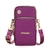 Bolsa de ombro para mulheres, bolsa para celular crossbody com saída para fone na internet