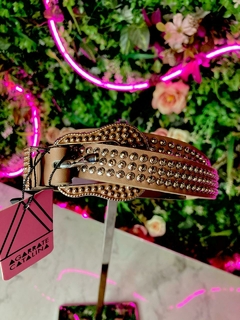 Cintos de cuero P.U. con apliques - Agarrate Catalina - comprar online