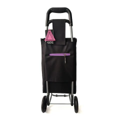 Carrito de compras con ruedas y bolsillo termico - Agarrate Catalina - Alma Marroquineria