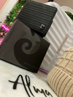 Bufanda y Gorro con abrigo de pelo + Billetera Pierre cardin - tienda online