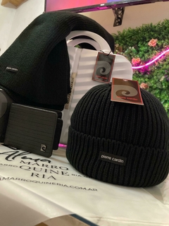 Bufanda y Gorro con abrigo de pelo + Billetera Pierre cardin - comprar online