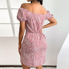 Vestido estampa flor