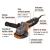 Esmeriladora angular 4-1/2" 950 W, ERGO-PRO, Truper - comprar en línea
