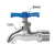 Llave de nariz de latón cromado, 135 g, entrada 1/2", Foset en internet