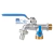 Llave de esfera doble salida 1/2" de latón, Foset - FerreClicks