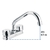 Mezcladora 4" para lavabo, tubular, cartucho cerámico - comprar en línea